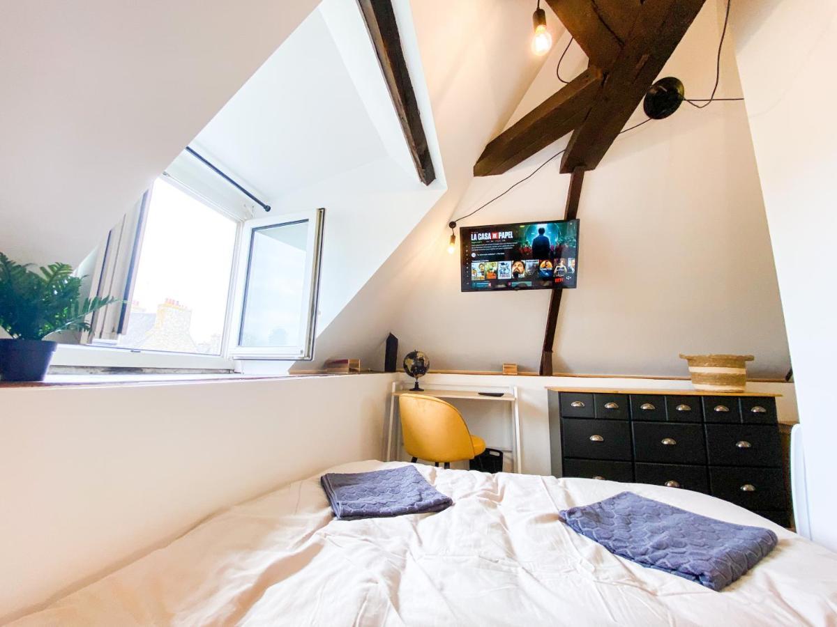 **New** Le Nid Douillet Au Coeur De Guingamp Apartment ภายนอก รูปภาพ