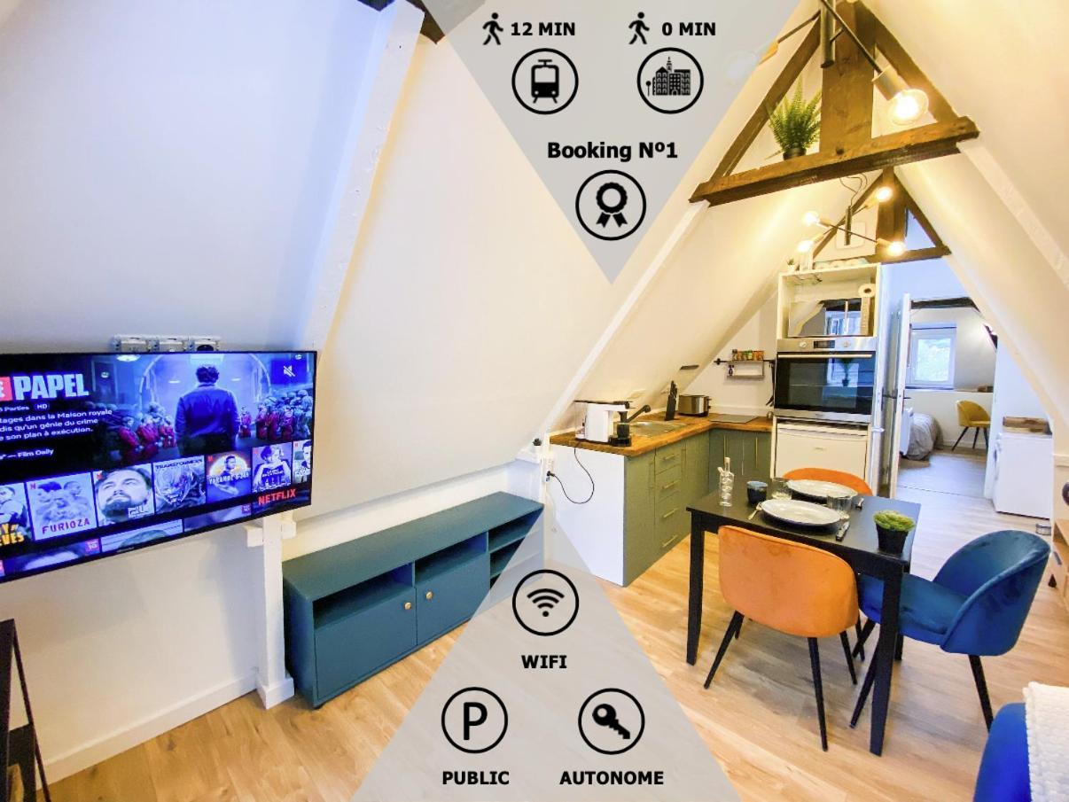 **New** Le Nid Douillet Au Coeur De Guingamp Apartment ภายนอก รูปภาพ